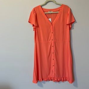Loft Coral Dress, Size 14